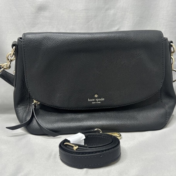 Kate Spade Devin Cobble Hill Black Crossbody/Handbag - Picture 1 of 10